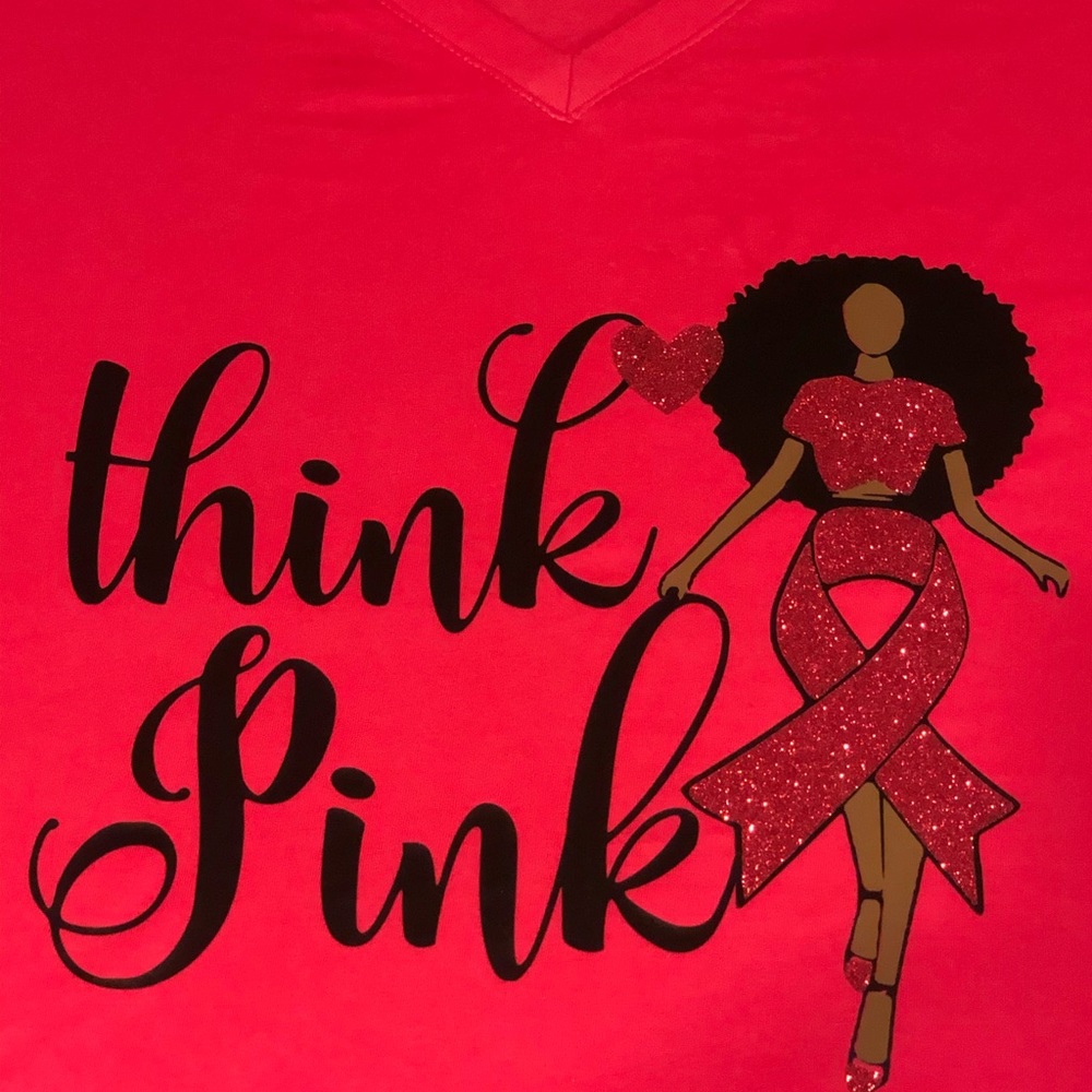 Think Pink (Glitter Tee)